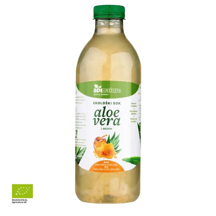 APINATURE EKOLOŠKI ALOE VERA SOK Z MEDOM 1L